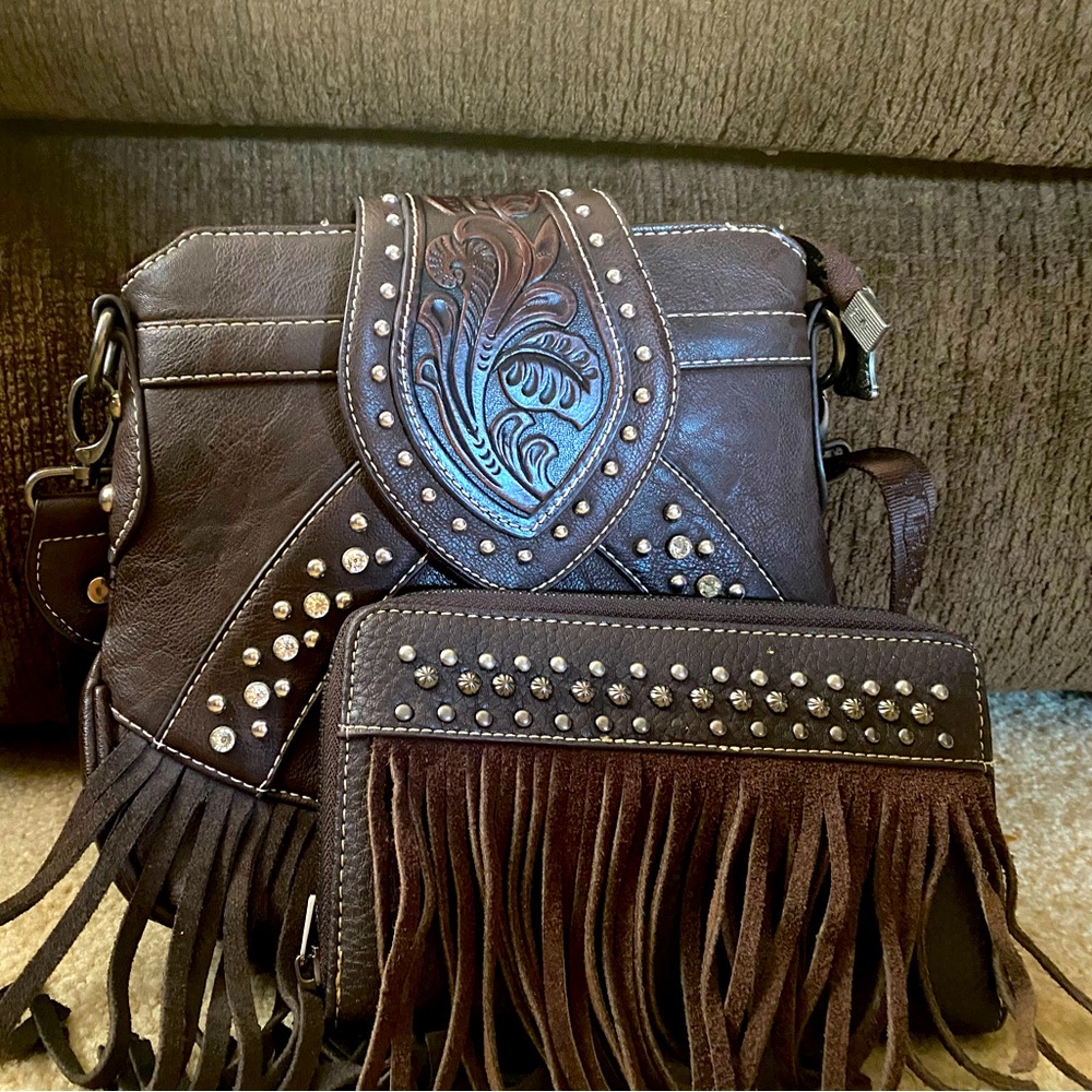Montana West Crossbody & Wallet [Trinity Ranch Collection]